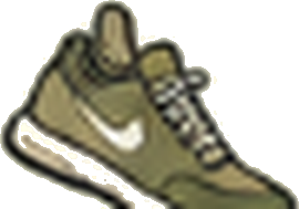 A sneaker